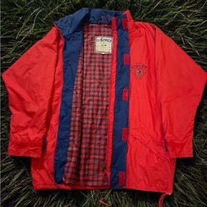 Vintage Airway ABEKO Embroidered Golf Windbreaker Jacket